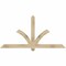 Ekena Millwork Redmond Rough Sawn Timber Gable Bracket, Douglas Fir, 72"W x 36"H x 4"D x 4"F, 12/12 Pitch GBW072X36X0404RED00RDF - alternate 1